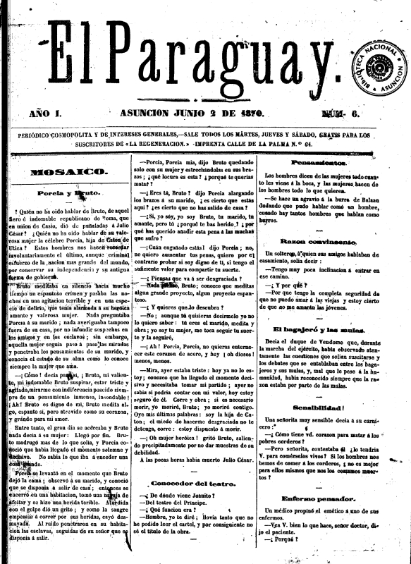 EL Paraguay 1870