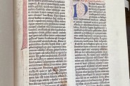 Origen de la réplica de la Biblia de Johannes Gutenberg (1400 – 1468), donada a la Biblioteca Nacional del Paraguay. imagen